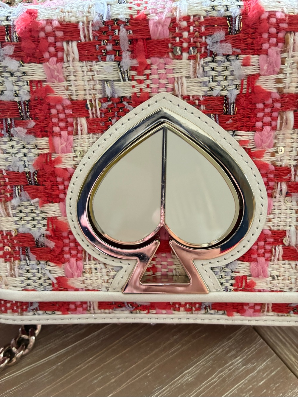 NEW, GORGEOUS KATE SPADE BAG! The heart turns to open! ♠️♠️ - Picture 8 of 14